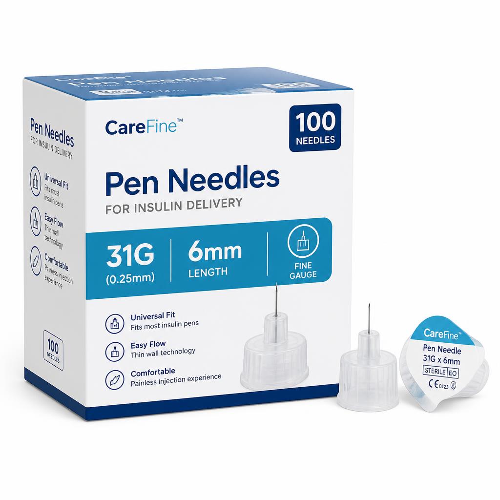 Pen Needles 32g 4mm - Pack of 100